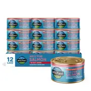 Wild Planet Wild Pink Salmon, Skinless Boneless, No Salt Added, Tinned Fish, ...