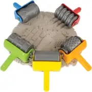Beleduc Jumbo Structure Roller 5 Pieces Creative Sandpit Kids Play Sand Toy