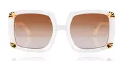 Anna-Karin Karlsson STRAWBERRY MOON Pearl Women’s Sunglasses White Size 52