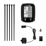 Multifunction Waterproof Digital Bicycle Computer Bike Speedometer Odometer Part