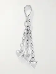 [Roxanne Assoulin] Roxanne Assoulin - The Puffy Heart Silver-tone Bag Charm - One size One size Silver