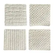 Fondant Impression Mat, Sweater Texture Design Silicone Cake Decorating Supplies