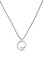 Anissa Kermiche Charmeur Cord Necklace - Silver ONE SIZE