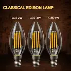 E14 2W 4W 6W 220-240v Not Dimmable LED Candle Warm White,Cool White