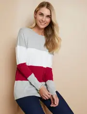 W.Lane Colourblock Jumper