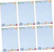 CANIGHT 50pcs A4 Letter Writing Paper Student Stationery Colorful Paper for Notes Messages Smooth Writing Practical