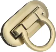 Tofficu 4PCS Durable Bronze Alloy Padlocks Lightweight Die Casting Lock for Suitcase Mortise Applications Easy to Install Accessories for DIY Bag Lovers