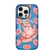iPhone 16 Pro Impact Case MagSafe Compatible Vintage Cherry Pie
