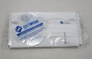 NEW 25 Pieces BioMask Reusable Washable Face Mask, Adult Size, White