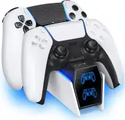 PS5 Controller Charger, Fast Charging Station for Playstation 5 Dualsense Contro