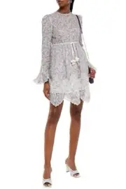 Brand New Zimmerman Carnaby Frill Short Dress Size 3