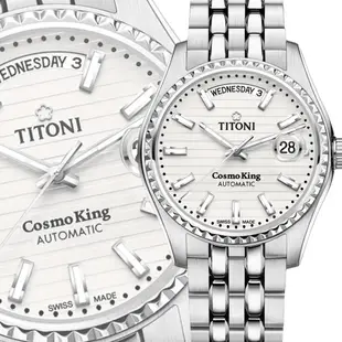 TITONI 梅花錶 宇宙系列 自動機械腕錶 40mm / 797S-695