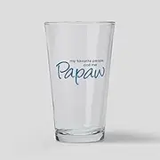 CafePress Favorite People Call Me Papaw Pint Glass, 16 oz. Drinking Glass