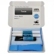 Touch up paint for Tesla Black ONYX MODEL X Pen Stick Scratch Chip Fix Brush
