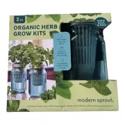 Modern Sprout's 2 Pack Organic Herb Garden Grow Kit
