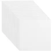 24Pack 4"x4" Canvas Boards for Painting Cotton Blank Canvas Panel White