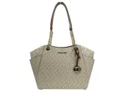 Michael Kors Jet Set Large Chain Vanilla Shoulder Tote Bag