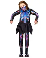 Skeleton Girl Halloween Girls Costume