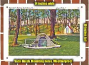 METAL SIGN - Pennsylvania Postcard - Spangler's Spring, Gettysburg, Pa.
