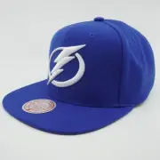 MENS MITCHELL & NESS NHL BACK TO BASICS SNAPBACK LIGHTNING - NAVY