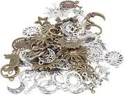 [Tofficu] Alloy Charms for Diy Star Moon Sun Meteor Hollow Pendant Lightweight Jewelry Decor