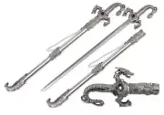 2nd Gen. Saint George Dragon Saber Fantasy Knight Sword w/ Scabbard