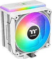 Thermaltake ASTRIA 400 ARGB CPU Cooler; 6 Copper Heat Pipes; 120mm PWM Fan; 500~1800RPM; Single Tower; Intel/AMD; 230W TDP; White; CL-P138-CA12SW-A