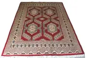 Oriental Persian Afghan Design Hand Knotted Wool Rug Carpet,Room Decor Floor Are