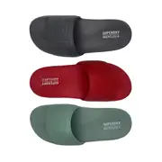 Superdry Code Core Vegan Pool Slide Mens Shoes Slides Recycled Material Slip Ons