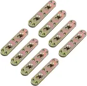 ULTECHNOVO Frame Bracket Set 8pcs Bed Rail Fittings Metal Snap Connectors for Repair