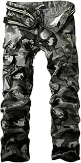 [Haitpant] Mens Jogger Autumn Pencil Camo1 Military Cargo Trousers Camo Joggers