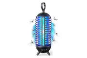 Rechargeable Bug Zapper for Indoor and Outdoor Use-Black