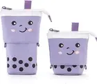 Generic Kids Boba Cute Standing Pencil Case - Pop up Pencil Box Makeup Pouch,...
