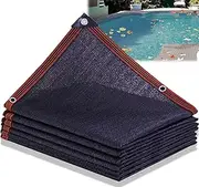 Rectangular Pool Leaf Cover - 5x10m/6x12m Winter Pool Cover for A-bove Ground Pool | Fine Mesh Swimming Pool Leaf Net | Pool Leafs Net Cover Makes Clean-Up Fast Versatile(5x10m)
