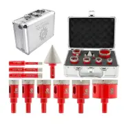 Diamond Core Drill Bits Set - FOCSTOL 10pcs (6/8/10/20/25/28/32/35/50mm+35mm ...