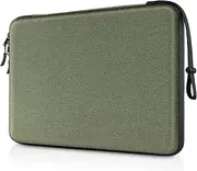 [FINPAC] Hard Laptop Sleeve Case for MacBook Pro 14-inch 2023-2021 M2 M1, 13'' MacBook Air 2022-2018, 13'' MacBook Pro 2022-2016, Waterproof Case for Dell XPS 13, Surface Laptop, HP, Acer, Olive