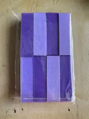 Dixon Buffer Block Purple White Grit 3 Way 60/100 (pack of 8)