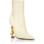 Saint Laurent Womens YSL Logo Pointed Toe Stretch Ankle Boots Shoes BHFO 4696