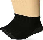 [Hanes] mens Max Cushion Ankle Socks 6-pack