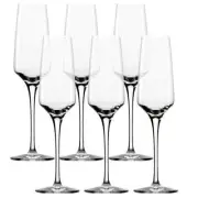 Stolzle Experience Champagne Flutes Serves 6 Set 6.75 oz 100% Lead-free Crystal
