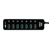 在飛比找松果購物優惠-UH270C(A) 7-Port +1-Port 充電埠 U