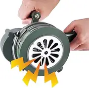 Hand Crank Siren Horn, Manual Operated Air Raid Siren, Emergency Safety Siren, Metal Handheld Siren, Hand Crank Alarm Siren for Sporting Events Fire Drill Siren Alarm