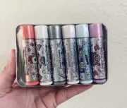 Vintage Bonne Bell Lip Smacker Collectible Tin 6 Flavors Limited 2003 pet pals