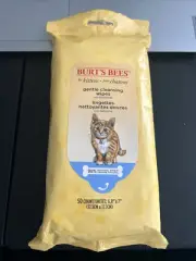 Burt’s Bees Gentle Cleansing Wipes W/Buttermilk for Kittens 50 wipes
