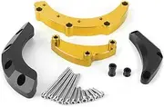 Cechoayuu Motorcycle Engine Case Saver Crash Pad Frame Slider Protector MT-09 FJ-09 XSR900 Engine Guard Crash Bar Crash Bar Frame Drop Protector (Or)