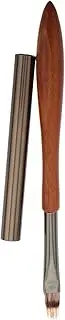 ERINGOGO Nail Smudge Pen Nail Brush Nail Dust Brush Blush Brush Home Art Brushes Brush Doodle Pens Basting Brush Fine Line Pens Gel Polish Pens Hand Brush for Men Home Pens Brown Wood