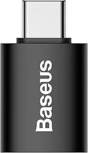 Baseus OTG Adapter Baseus Ingenuity USB-C to USB-A Adapter OTG 10Gbps USB 3.1 Metal Material Compatible with Mobile Phone/Tablet/Laptop-Black