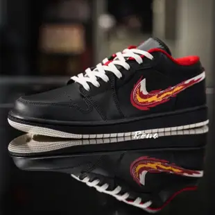 Jordan Air Jordan 1 Low SE  男女休閒鞋 運動鞋 黑紅 FJ7073-010