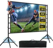 Forubar Projector Screen and Stand, Portable Projector Screen Outdoor Project...