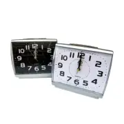 Small Silent Sweep Students Kids Night Light Table Square Alarm Clock